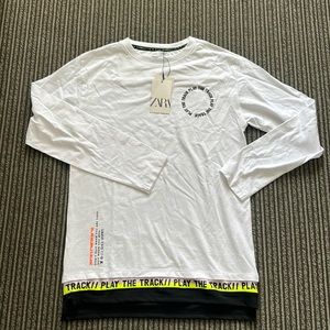ZARA LONG SLEEVE T-SHIRT 13-24 NWT